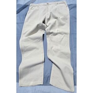 Vintage Wrangler Jeans Men Bone Color 42x32 Cowboy Western County Made In USA‎